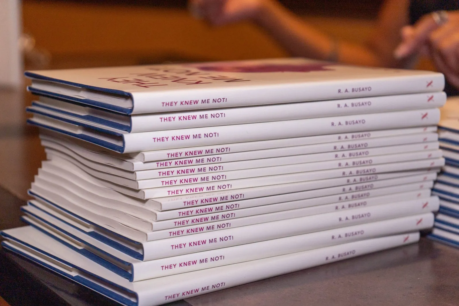 Copies of They Knew Me Not! by R. A. Busayo